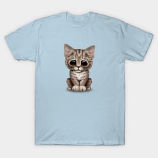 Cute Brown Tabby Kitten T-Shirt